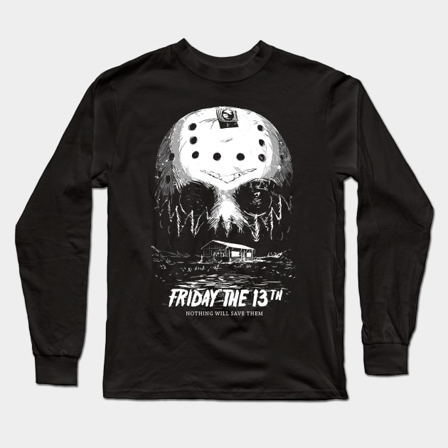 friday the 13th movie Long Sleeve T-Shirt by ArtMofid